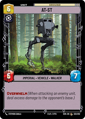 Set 1 Card 232 AT-ST