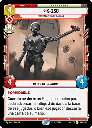 Image de face du K-2SO