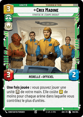 Crix Madine | Strike Team Strategist